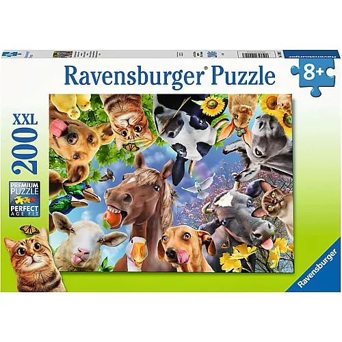 Ravensburger Puzzle Lustige Bauernhoftiere (200XXL)
