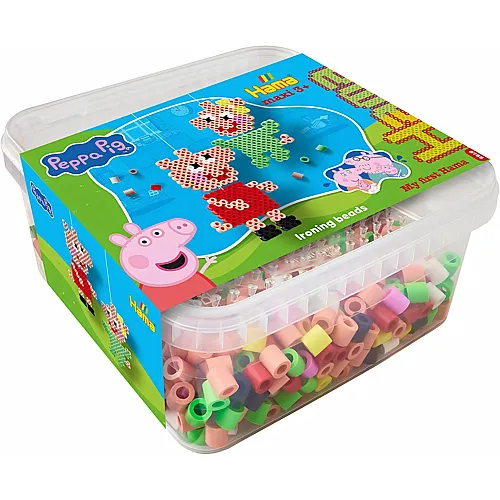 B�gelperlen Peppa Wutz & Schwester 900Teile