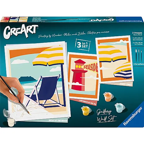 Ravensburger CreArt Gallery Wall Set Am Strand