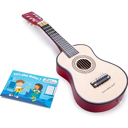 New Classic Toys Gitarre - Braun
