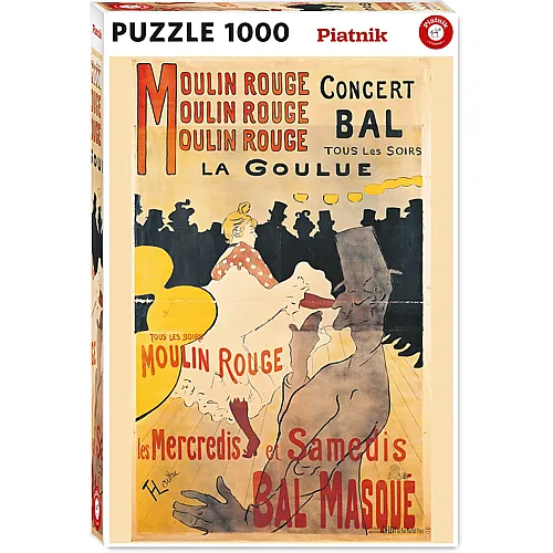 Toulouse-Lautrec La Goulue 1000Teile