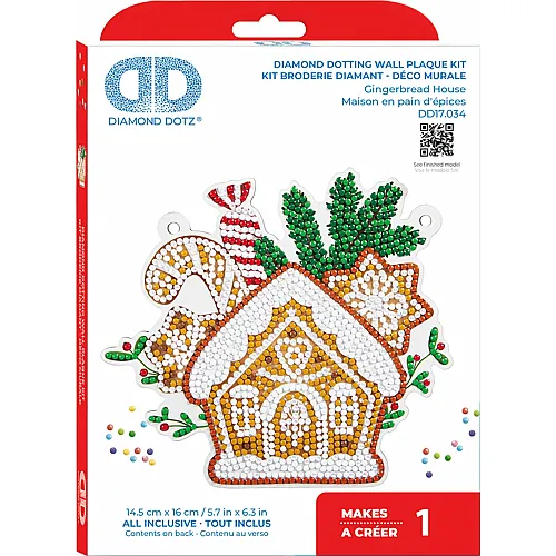 Diamond Dotz Diamond Painting Aufh�nger Lebkuchenhaus
