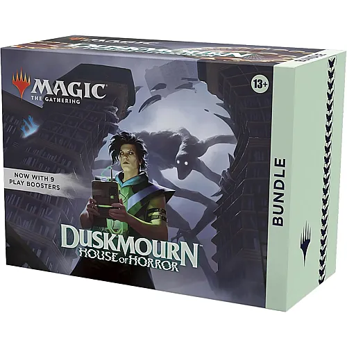 Magic The Gathering Duskmourn:House of Horror Bundle with 9 Play Boosters - English