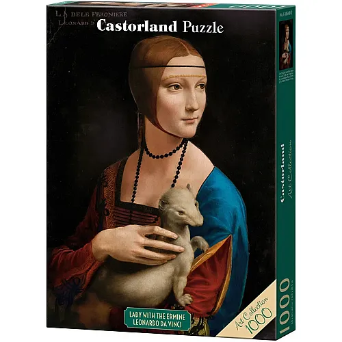 Castorland Puzzle Art Collection Lady with the Ermine, Leonardo da Vinci (1000Teile)