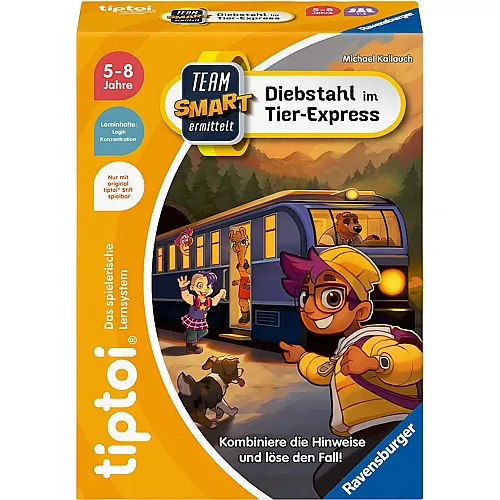 Ravensburger tiptoi Team SMART ermittelt � Diebstahl im Tier-Express