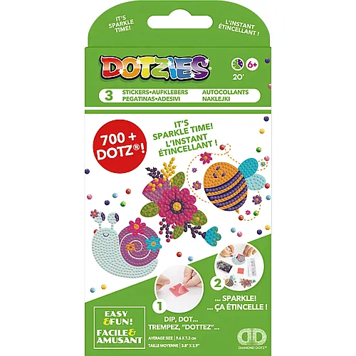 Diamond Dotz Dotzies Diamond Painting Sticker Garten-Freunde