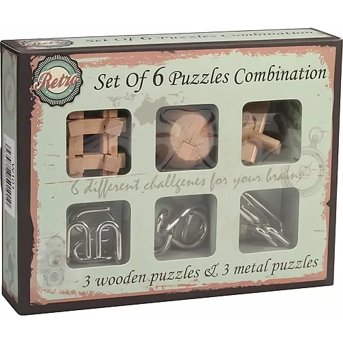 Riviera Games Coffret Retro 6 Casse-tetes (FR)