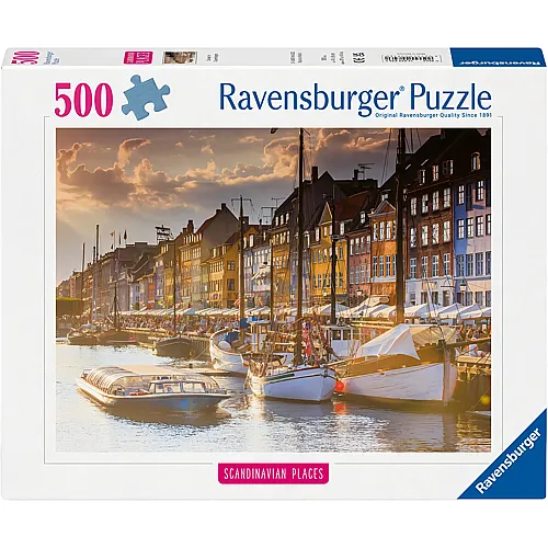 Ravensburger Puzzle Kopenhagen Sunset Scandinavian Places (500Teile)