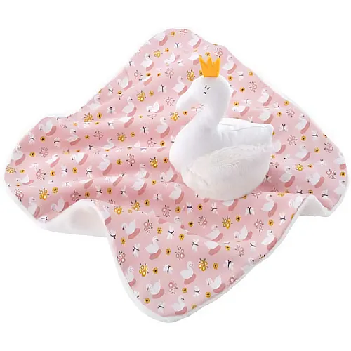 K�the Kruse Baby Decke mit Kuschelkissen Schwan - 35 cm