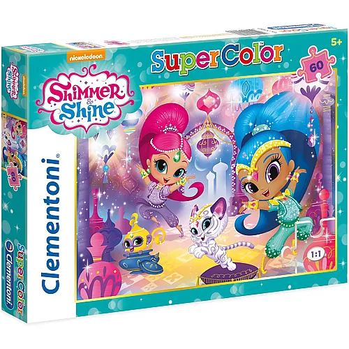 Clementoni Puzzle Supercolor Shimmer & Shine - 60 Teile