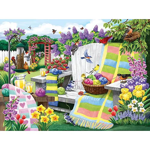 SunsOut Puzzle Nancy Wernersbach The Many Colors of Spring - 1000 Teile