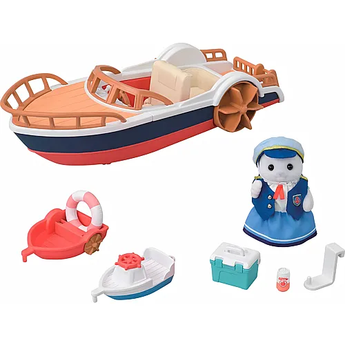 Sylvanian Families Ausflugsboot mit Robbe