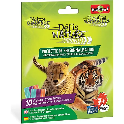 Bioviva D�fis Nature Defis Nature 10 Planches Stickers Chrono (personnalisation)