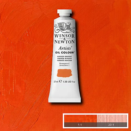Winsor & Newton W&n Artists' Ölfarbe 37ml Tube Winsororange
