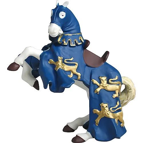 Papo Fantasy / Mittelalter Pferd von Richard Lwenherz Blau