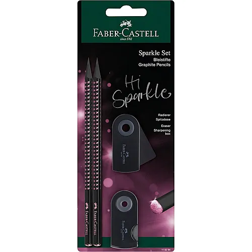 Faber-Castell Schreibset Sparkle Mid rose