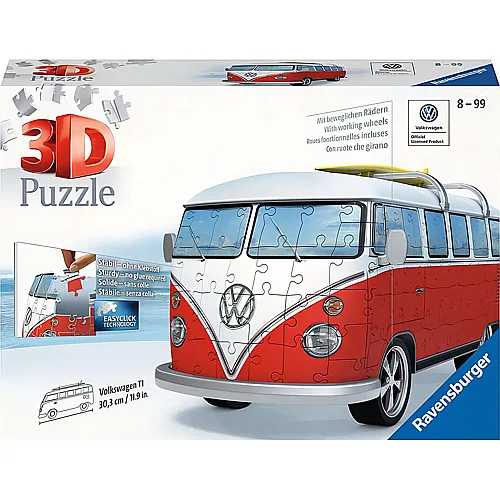 Ravensburger 3D Puzzle VW Bus T1 Surfer Edition (187Teile)