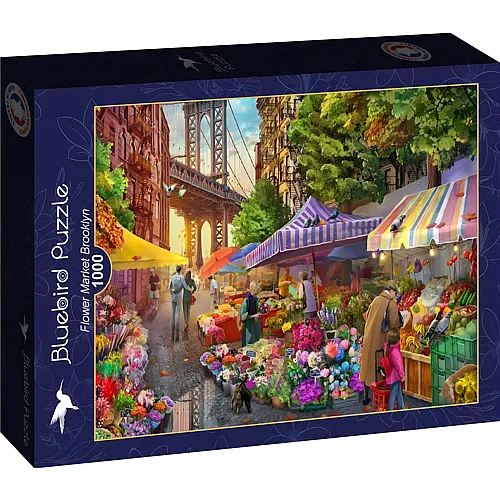 Bluebird Puzzle Flower Market Brooklyn - 1000 Teile