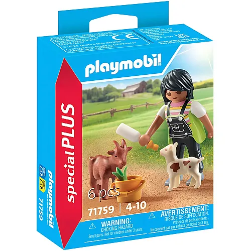 PLAYMOBIL specialPLUS Frau mit Ziegen 71759