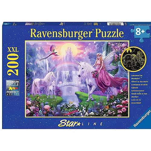 Ravensburger Puzzle Star Line Magische Einhornnacht (200XXL)