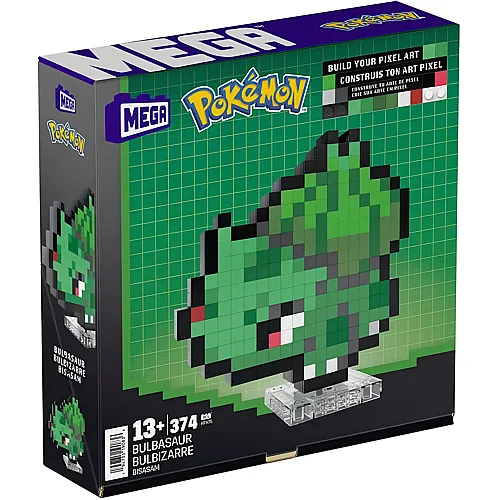 Pixel Art Bisasam 374Teile