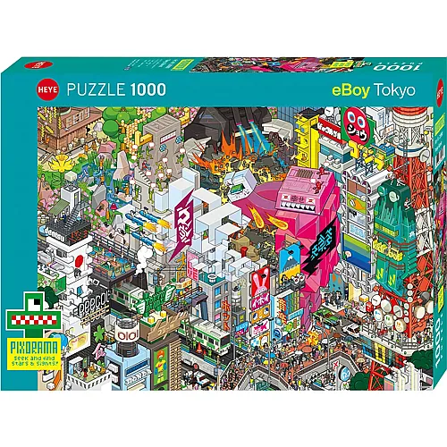 Heye Puzzle Pixorama Tokyo Quest (1000Teile)