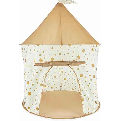 Bieco Kinderzelt f�r Drinnen Pop up Dots | Prinzessin | Zelt Kinder | Spielzelt M�dchen | Princess Tent | B�llebad |