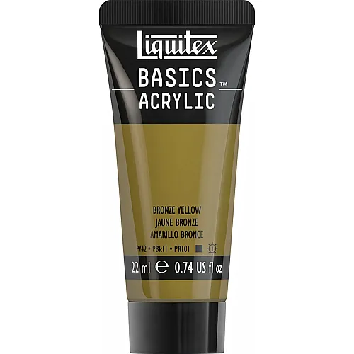 Liquitex Lqx Basics Acrylfarbe 22ml Tube Bronzegelb