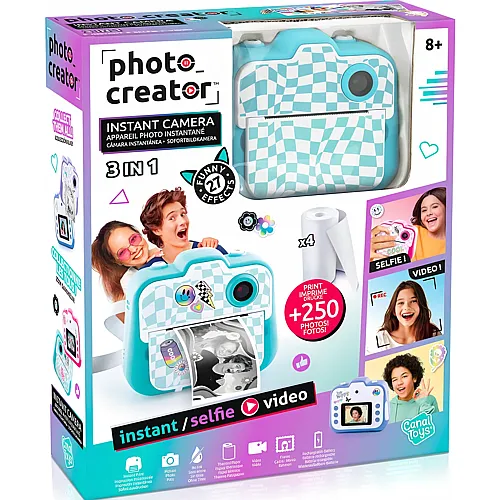 Canal Toys 3in1 Photo Creator Instant Camera T�rkis