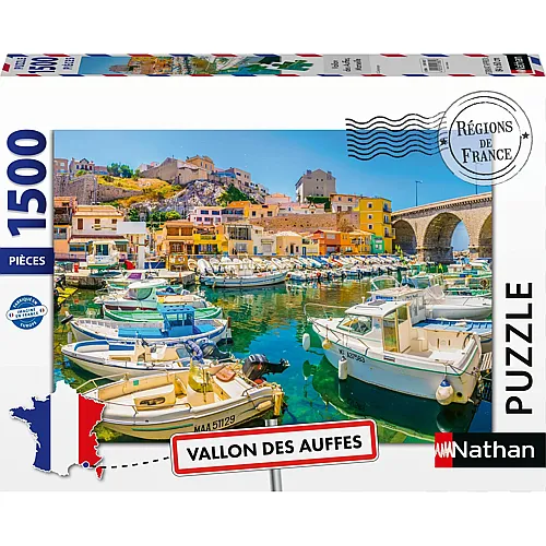Nathan Puzzle R�gion de France Vallon Des Auffes, Marseille (1500Teile)