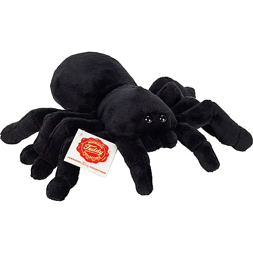 Teddy-Hermann Spinne Schwarz - 16 cm