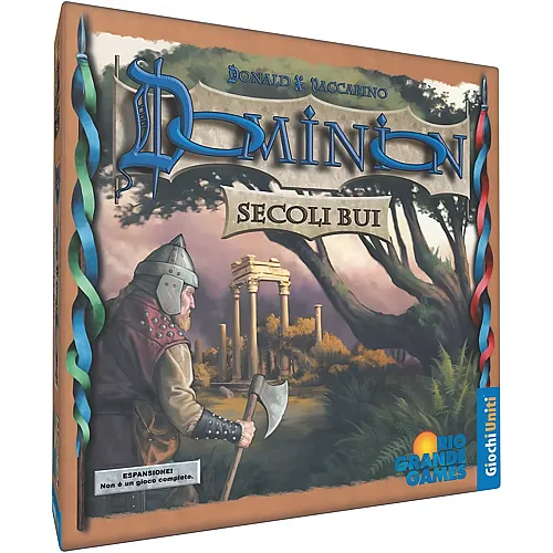 Rio Grande Games Giochi Uniti - Dominion: Secoli Bui Brettspiel, Mehrfarbig, 2-4 Spieler, Ab 13 Jahren