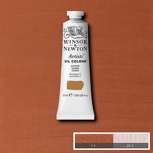 Winsor & Newton W&n Artists' Ölfarbe 37ml Tube Kupfer