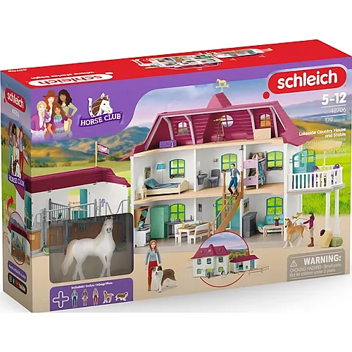 Schleich Horse Club Lakeside Wohnhaus mit Stall