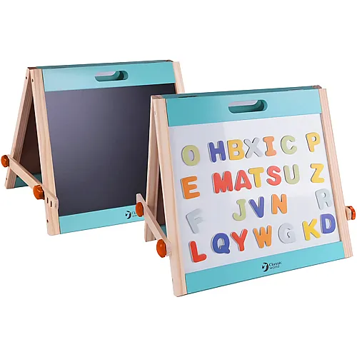 Classic World Magnet- und Kreidetafel aus Holz