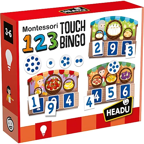 Headu 123 Bingo-Spiel Mathematik