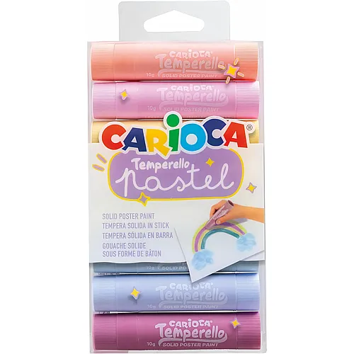 Carioca Posterfarbe Pastell Kindermalstifte