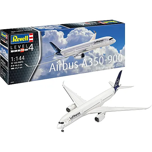Revell Level 4 Airbus A350-900 Lufthansa New Livery