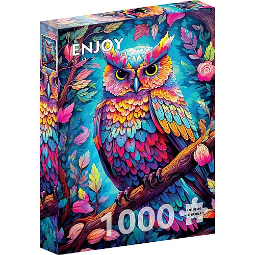 Enjoy Puzzle Blendende Eule - 1000 Teile