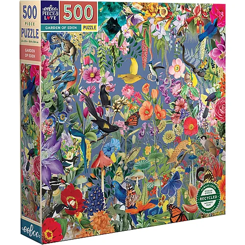 eeBoo Puzzle Garden of Eden (500Teile)