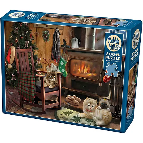 Cobble Hill Puzzle Kittens by the Stove (500Teile)