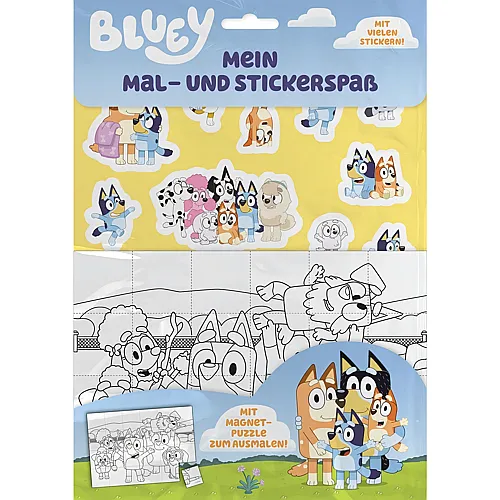 Panini Bluey: Mein Mal- und Stickerspa�