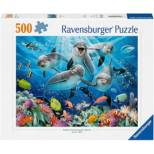 Ravensburger Puzzle Delfine im Korallenriff (500Teile)