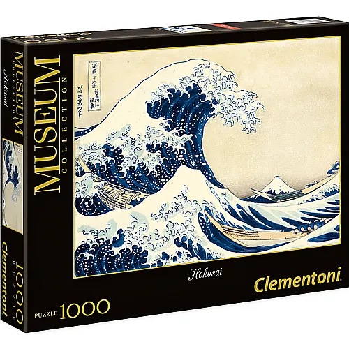 Clementoni Puzzle Museum Collection Hokusai Die grosse Welle (1000Teile)
