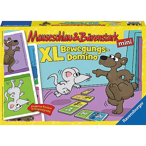 Ravensburger Museschlau & Brenstark Bewegungs-Domino XL