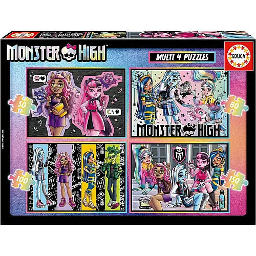 Educa Puzzle 4in1 Monster High