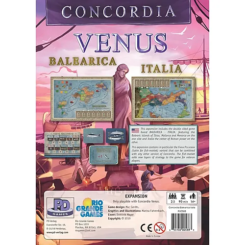 Matagot Concordia Map Balearica & Italia