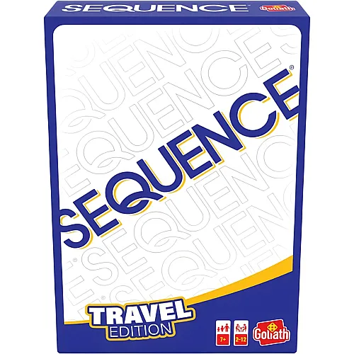Sequence Travel, d/f/i ab 7 Jahren, 2-4 Spieler, Reiseversion