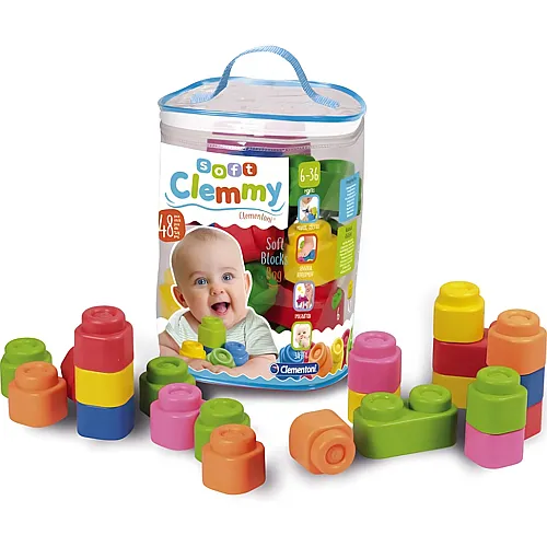 Clementoni Baby Clemmy Soft Blocks (48Teile)