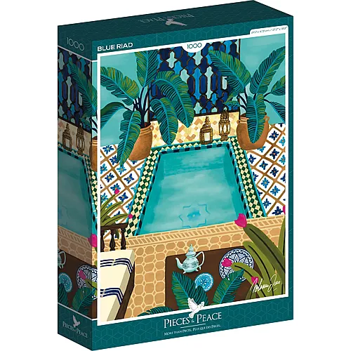 Pieces & Peace Blue Riad - 1000 Teile